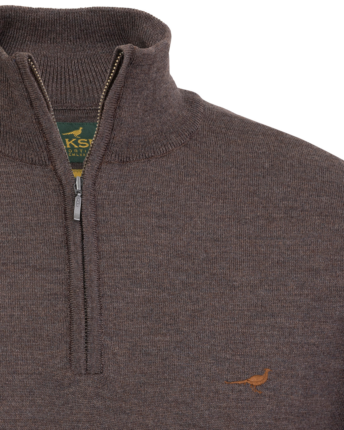Pull mérino norfolk 1/4 ZIP 2026