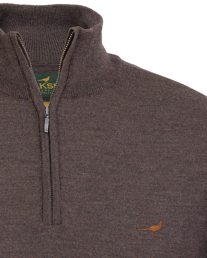 Pull mérino norfolk 1/4 ZIP 2026