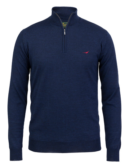 Pull mérino norfolk 1/4 ZIP 2026