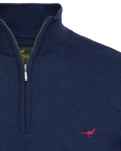 Pull mérino norfolk 1/4 ZIP 2026