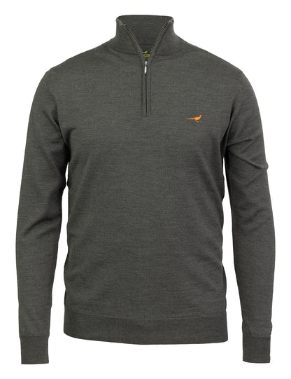 Pull mérino norfolk 1/4 ZIP 2026
