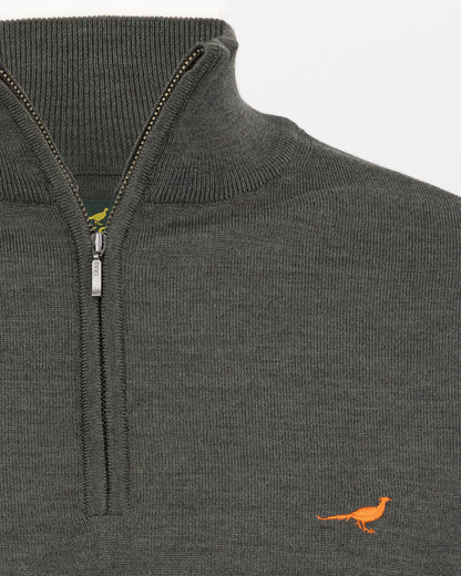 Pull mérino norfolk 1/4 ZIP 2026
