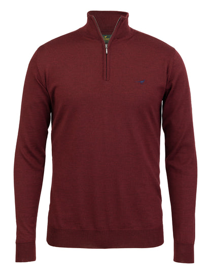 Pull mérino norfolk 1/4 ZIP 2026