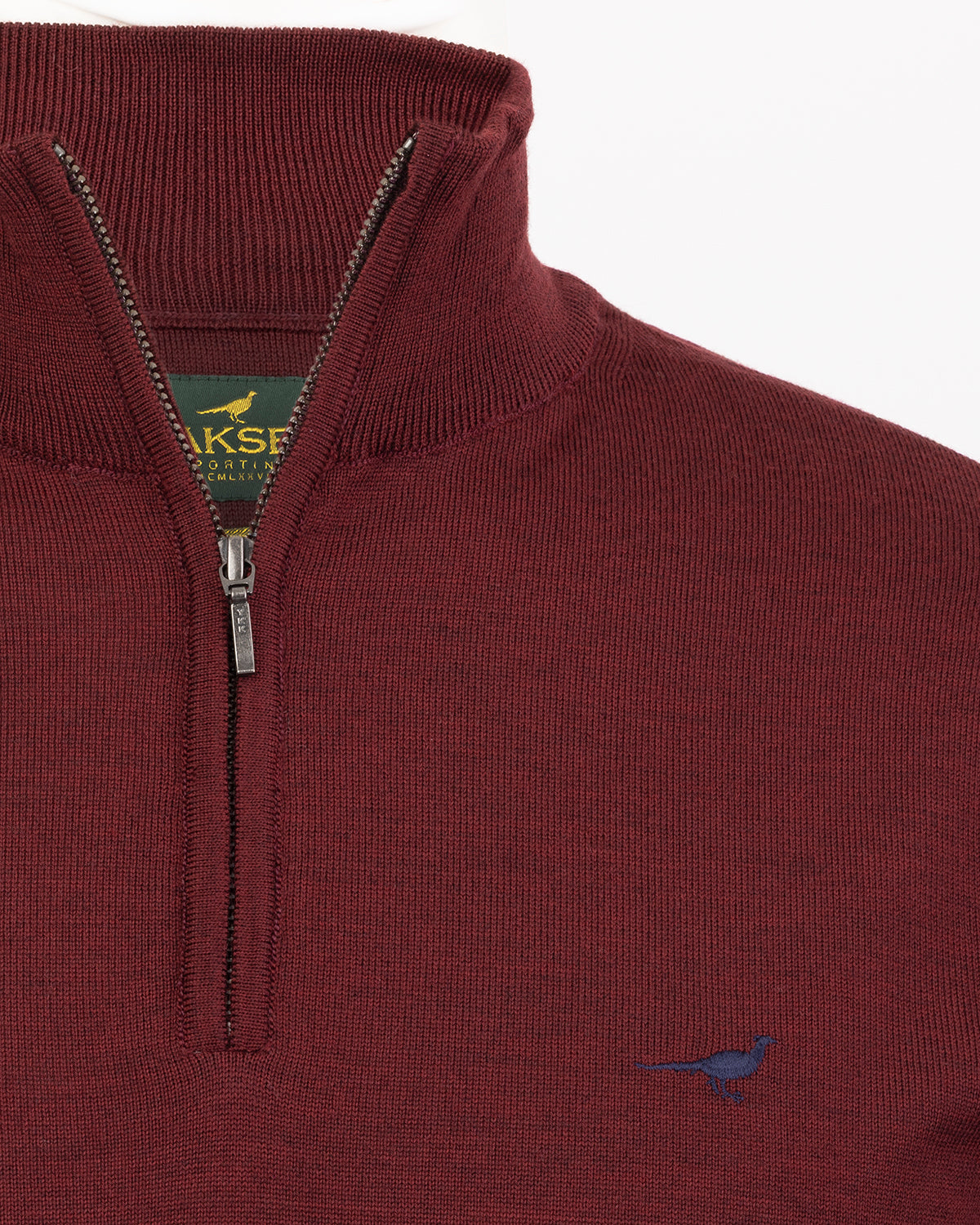 Pull mérino norfolk 1/4 ZIP 2026