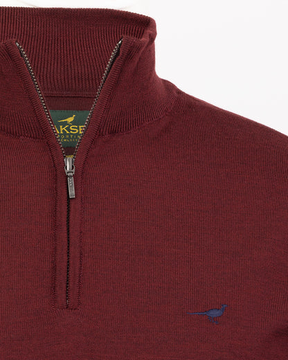 Pull mérino norfolk 1/4 ZIP 2026