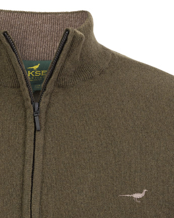 Pull 1/4 de zip en lambswool Brompton - 5 coloris - Laksen
