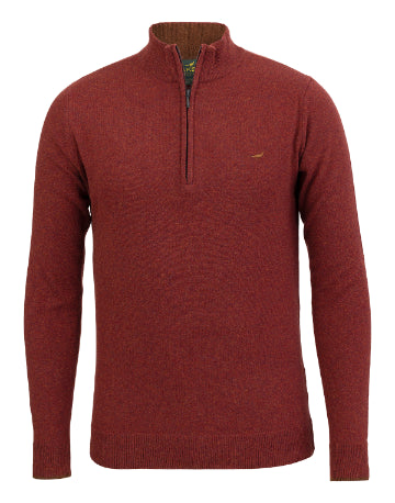 Pull 1/4 de zip en lambswool Brompton - 5 coloris - Laksen