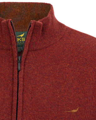 Pull 1/4 de zip en lambswool Brompton - 5 coloris - Laksen
