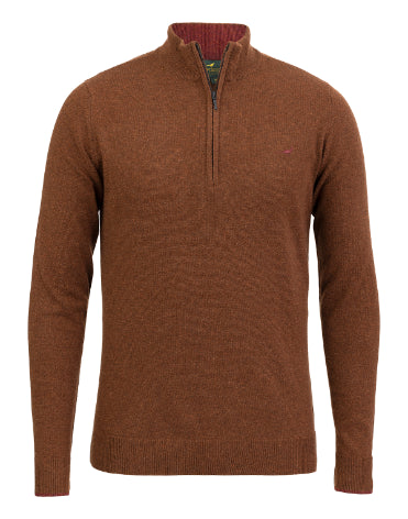 Pull 1/4 de zip en lambswool Brompton - 5 coloris - Laksen