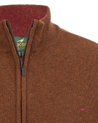 Pull 1/4 de zip en lambswool Brompton - 5 coloris - Laksen