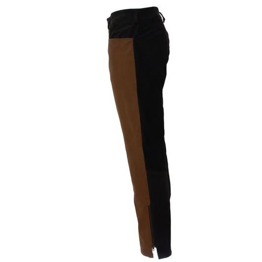 Pantalon de chasse en cuir de buffle bicolore - CE68 - Chasse Elégance
