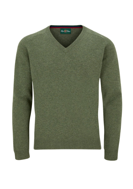 Pull col V en lambswool Homme Streetly - 3 coloris - Alan Paine
