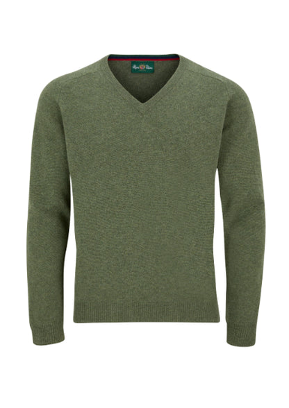 Pull col V en lambswool Homme Streetly - 3 coloris - Alan Paine