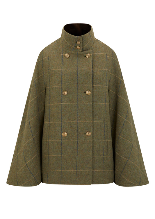 Cape Surrey tweed lovat blue