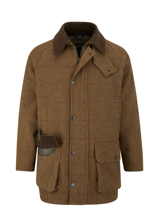 manteau chasse en tweed alan paine rutland birch