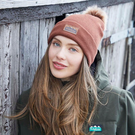 Bonnet à pompom Femme Héritage - 3 coloris - Ridgeline of New Zealand