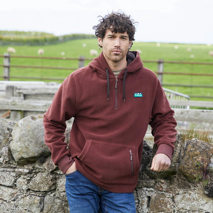 Sweat polaire Homme Ballistic - Oxblood - Ridgeline of New Zealand
