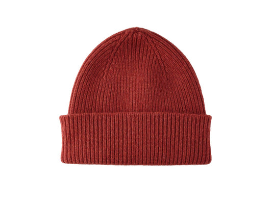 Bonnet en laine et angora Barra Russet Mackie