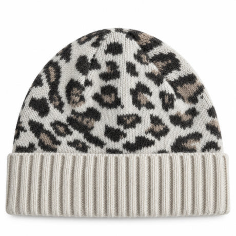 bonnet leopard ecru mackie