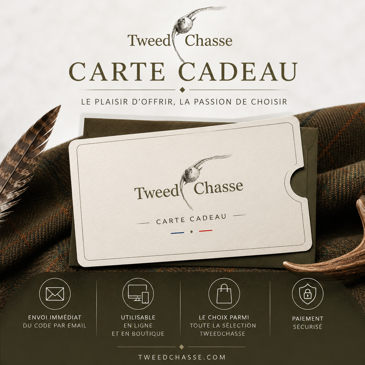Carte cadeau Tweedchasse