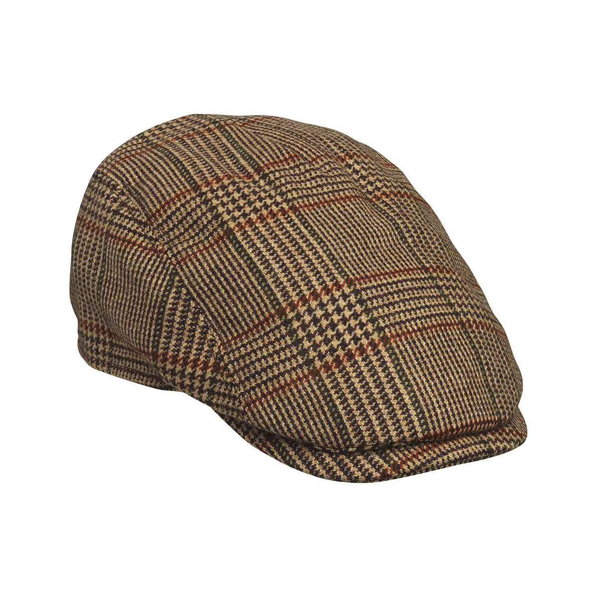 Casquette drivers plate en tweed Cavendish Laksen