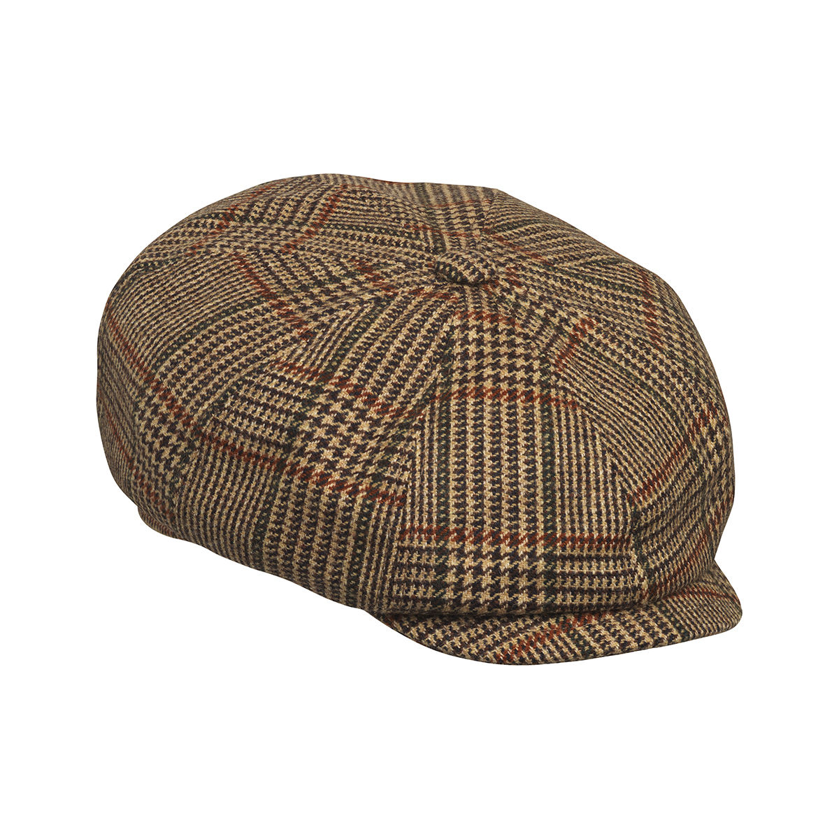 Casquette gavroche en tweed Cavendish Laksen