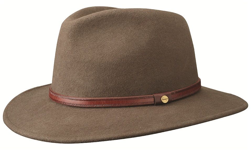 Chapeau Traveller Woolfelt Deep taupe Stetson