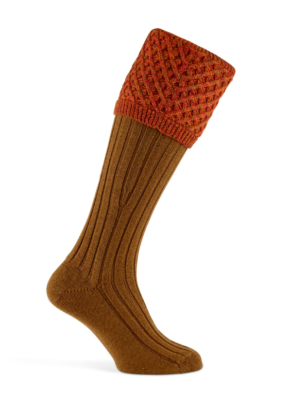 Chaussettes de chasse Pennine pour knickers Chelsea luxe almond