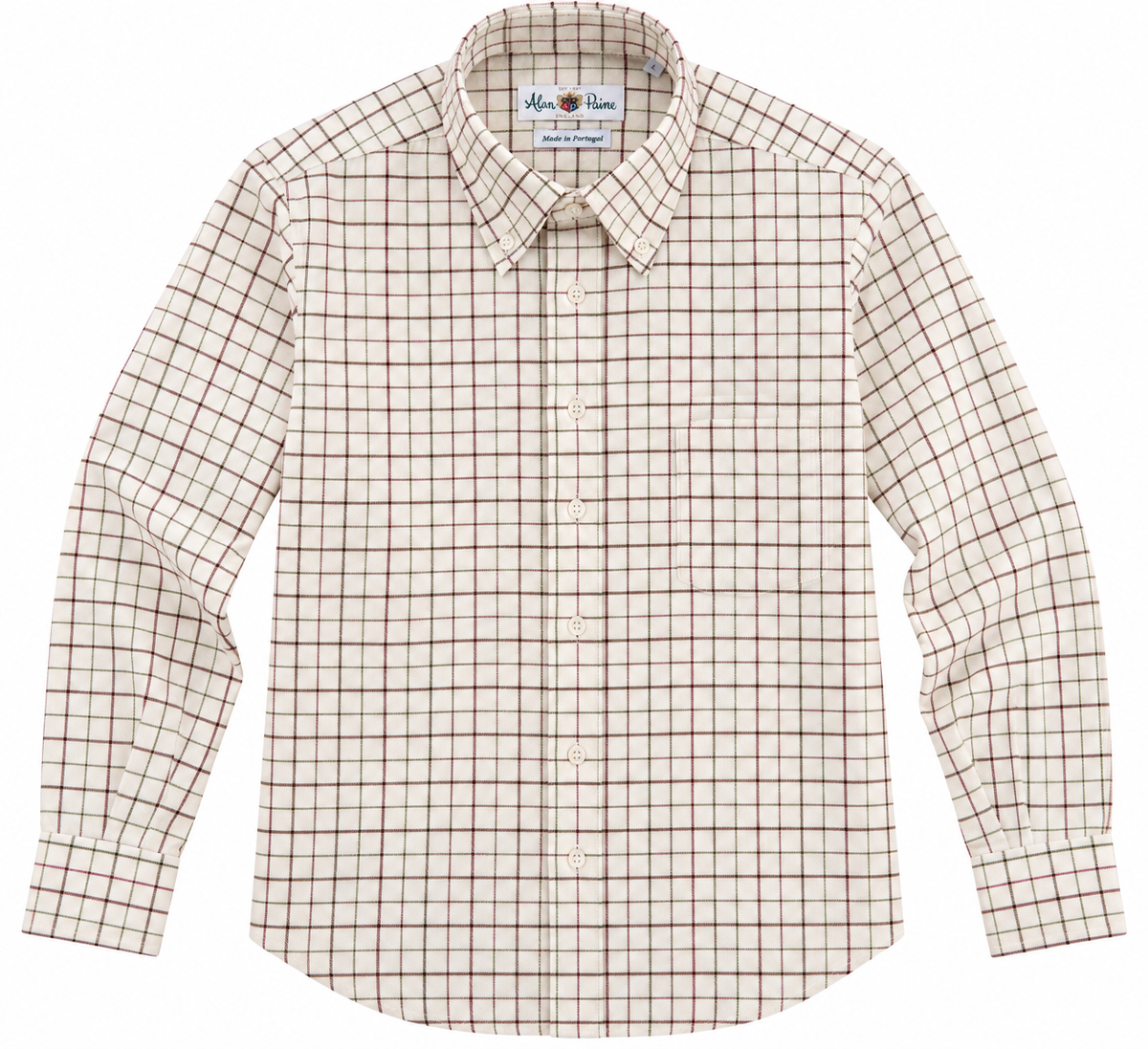 chemise tattersal homme alan paine A2652B