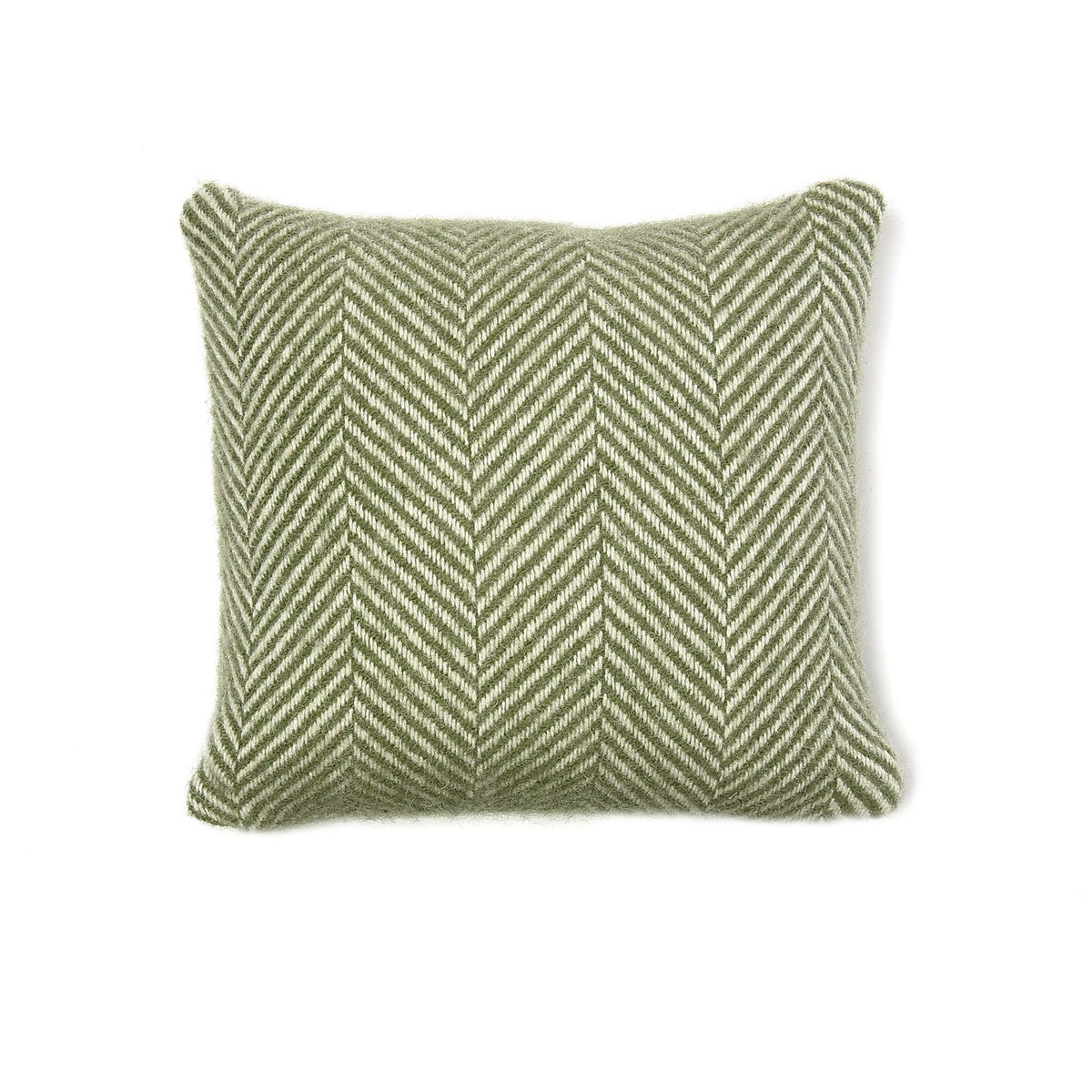 Coussins en laine chevrons Fishbone 6 coloris Tweedmill