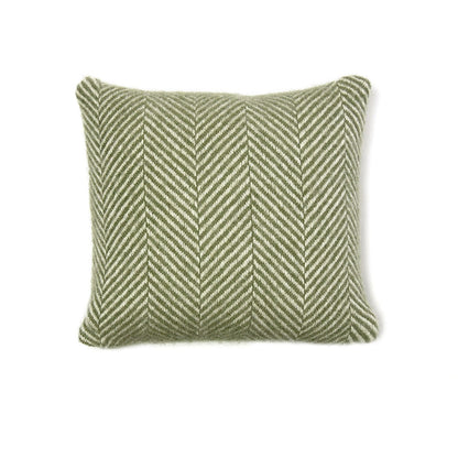 Coussins en laine chevrons Fishbone 6 coloris Tweedmill