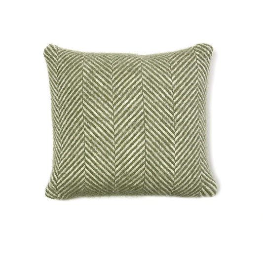 Coussins en laine chevrons Fishbone 6 coloris Tweedmill