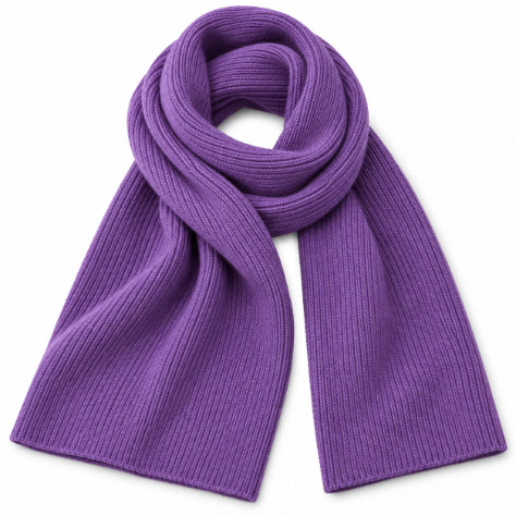 Echarpe en laine et angora Barra Prune Mackie