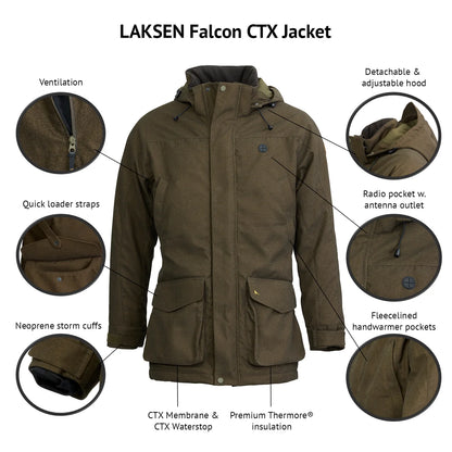 Veste de chasse Homme Falcon - Tech CTX - Laksen