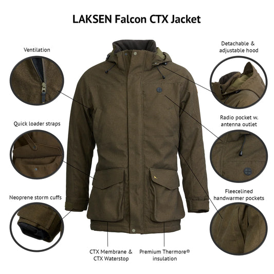 Veste de chasse Homme Falcon - Tech CTX - Laksen