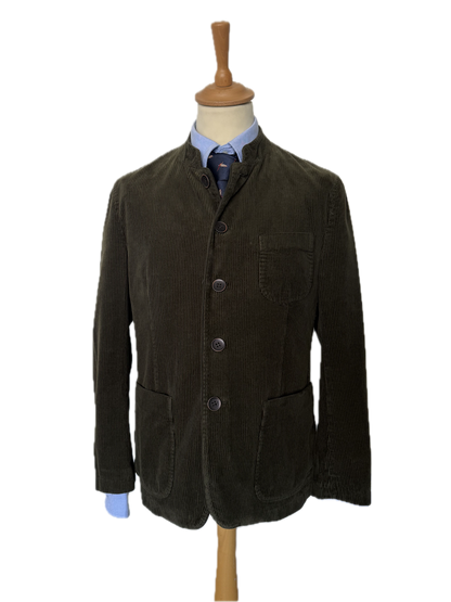Bolton Austrian jacket in fir green velvet