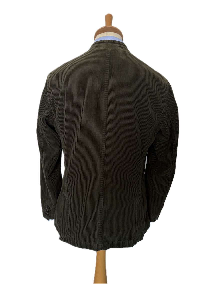 Bolton Austrian jacket in fir green velvet
