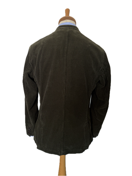 Veste autrichienne Bolton velour olive