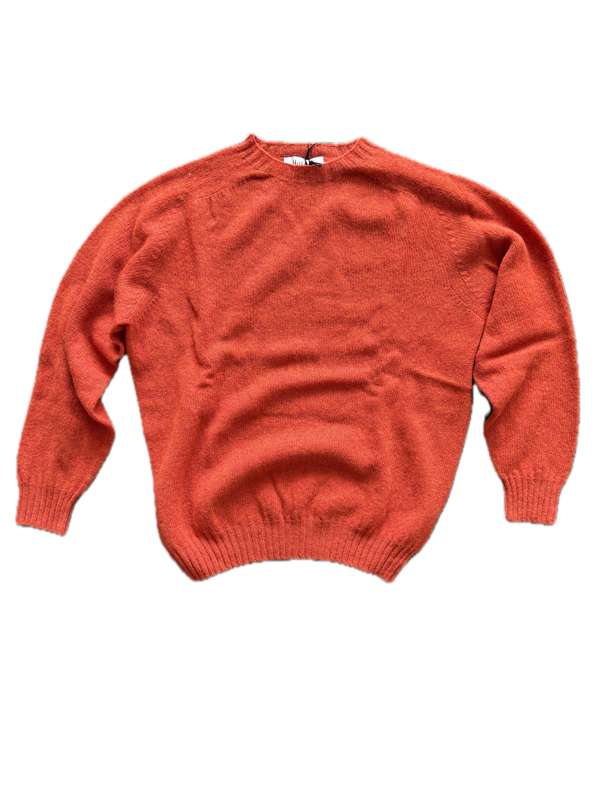 Claret round-neck jumper