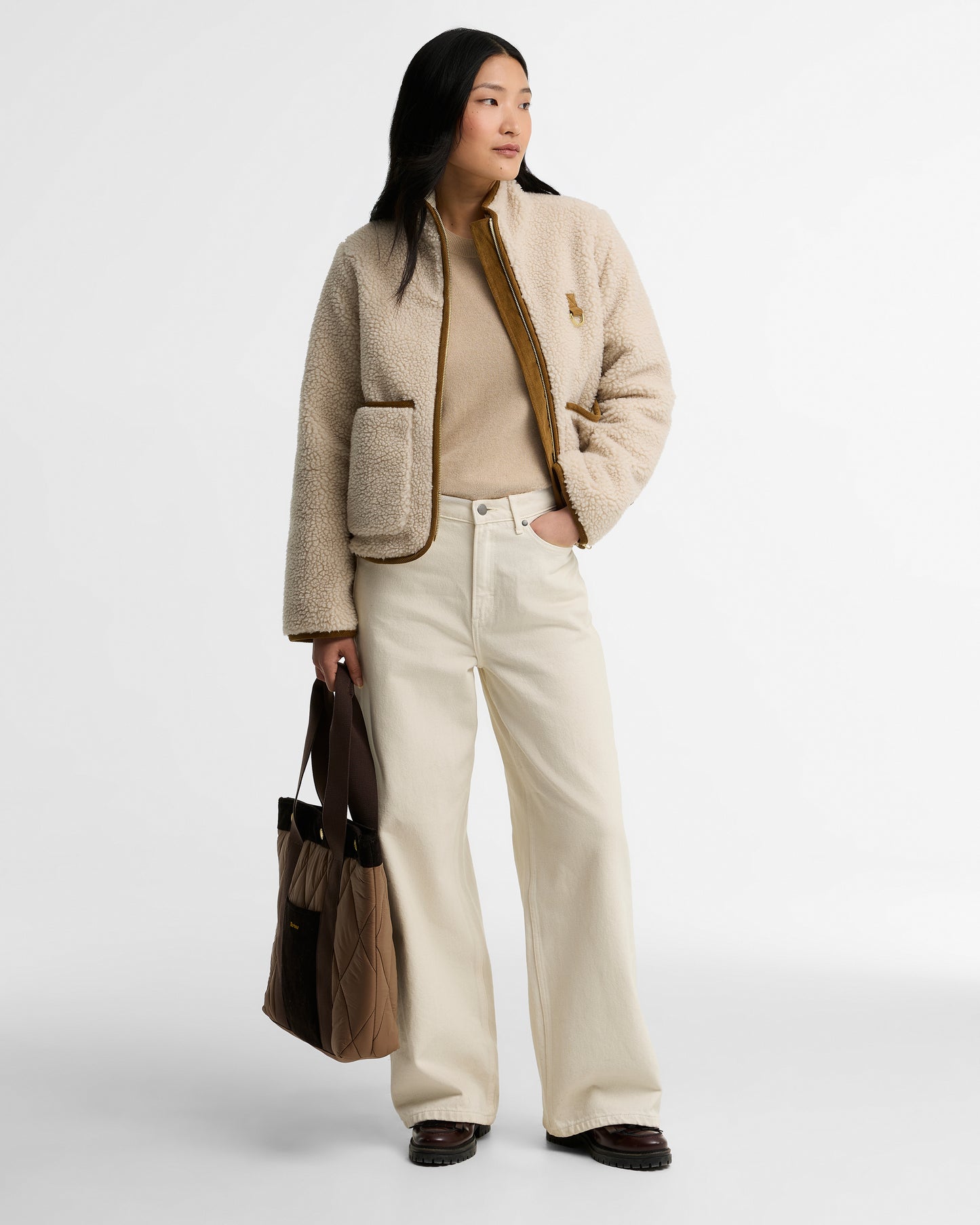 Veste polaire femme Elenora olive