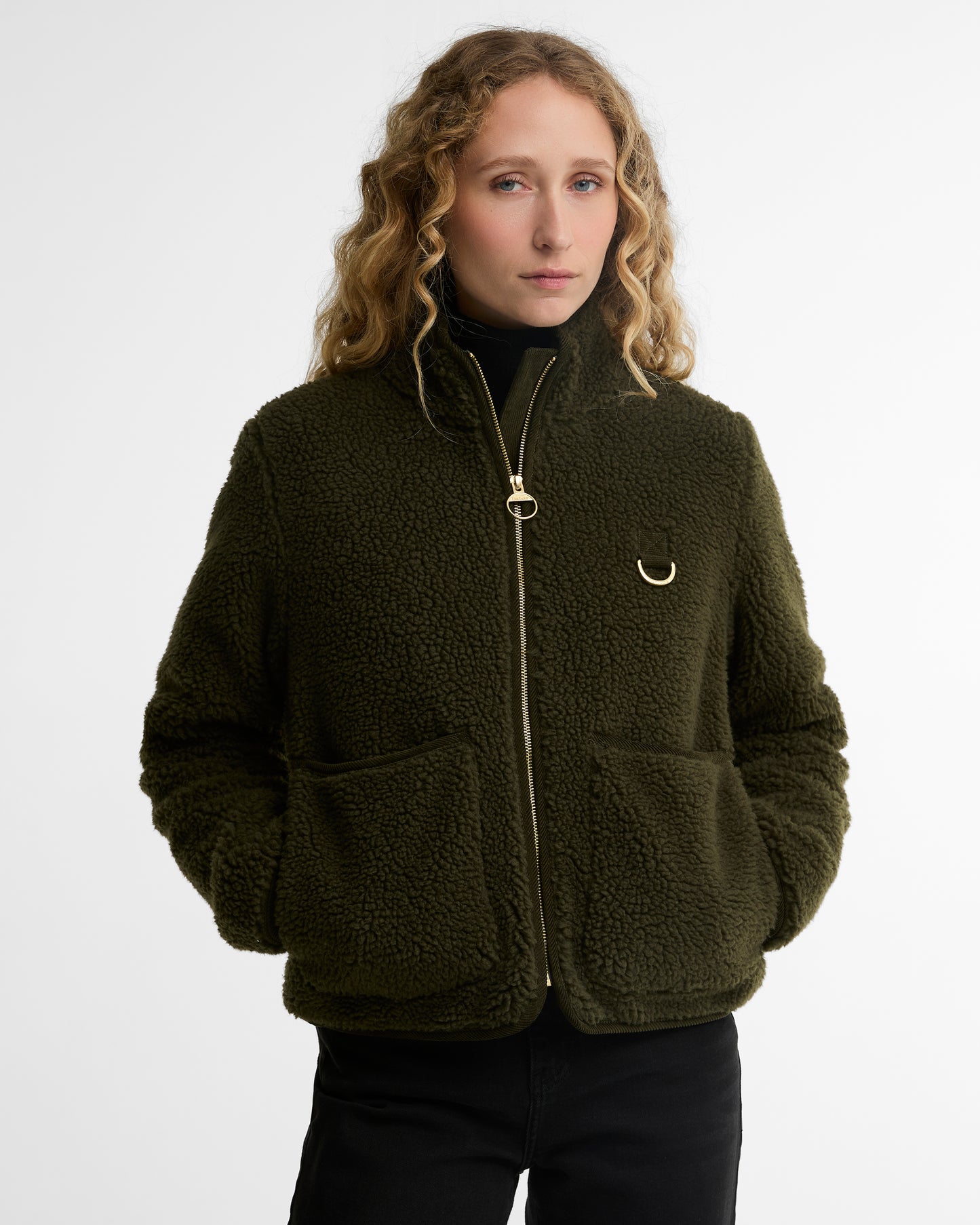 Veste polaire femme Elenora olive