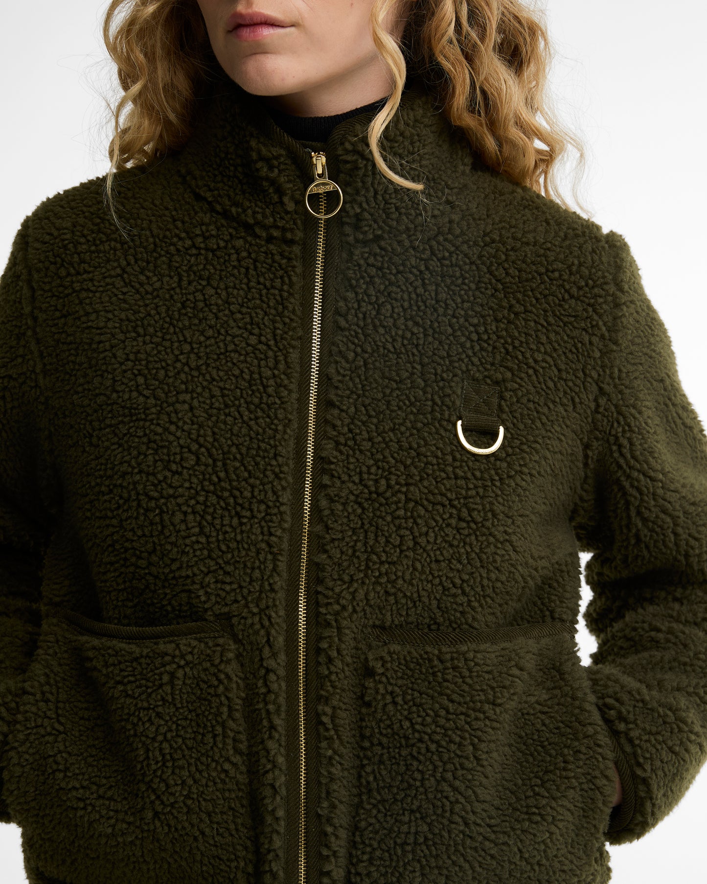 Veste polaire femme Elenora olive