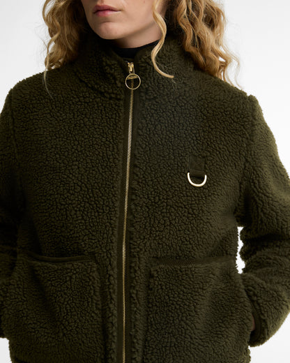 Veste polaire femme Elenora olive