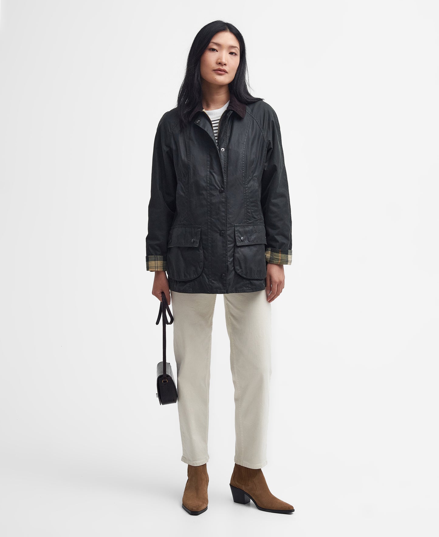 BEADNELL Women's Waxed Jacket Sage