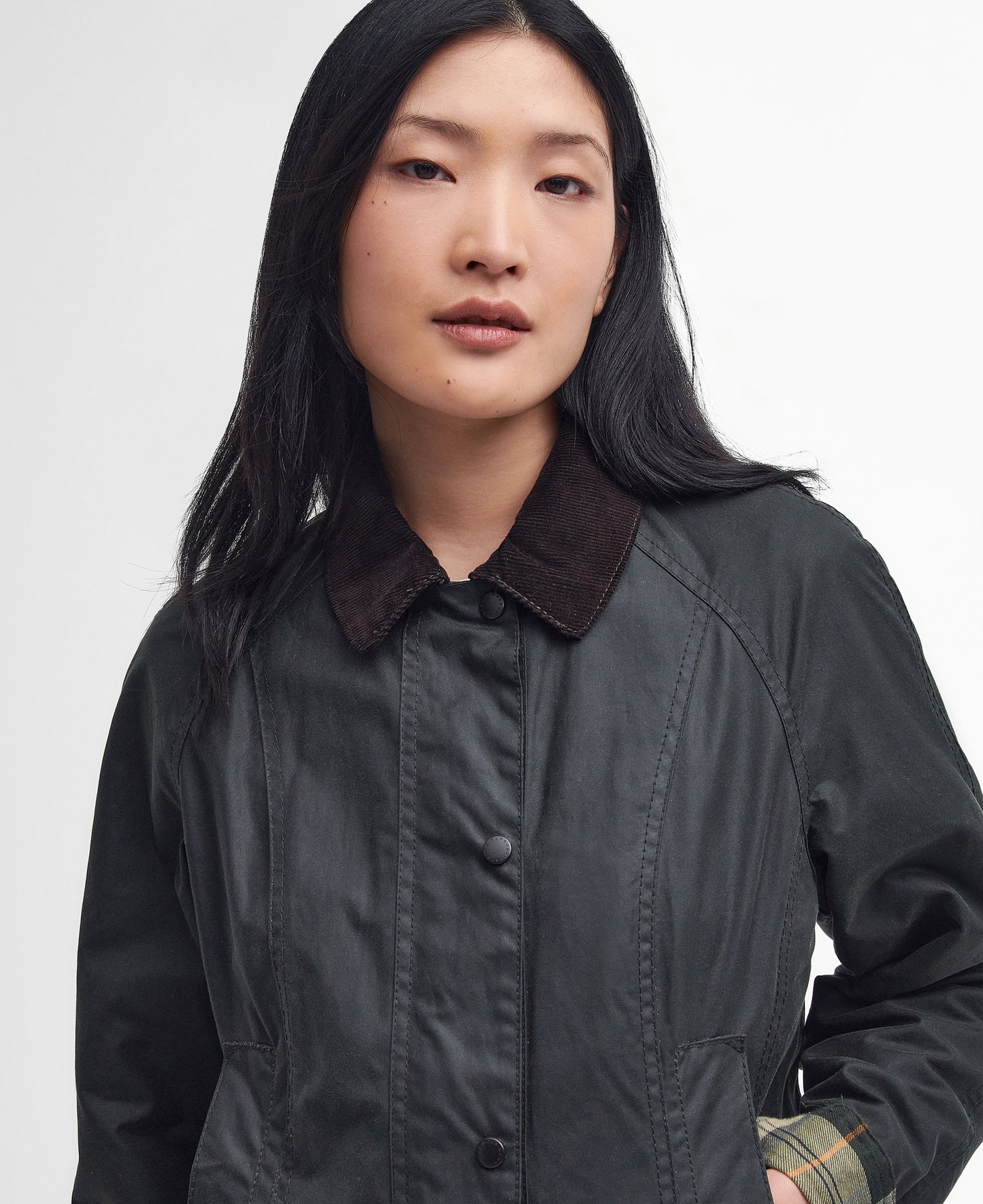 BEADNELL Women's Waxed Jacket Sage