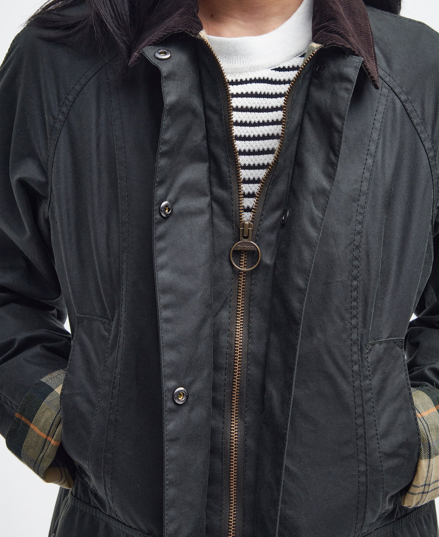 BEADNELL Women's Waxed Jacket Sage