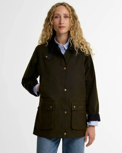Veste huilée Acorn Femme Olive