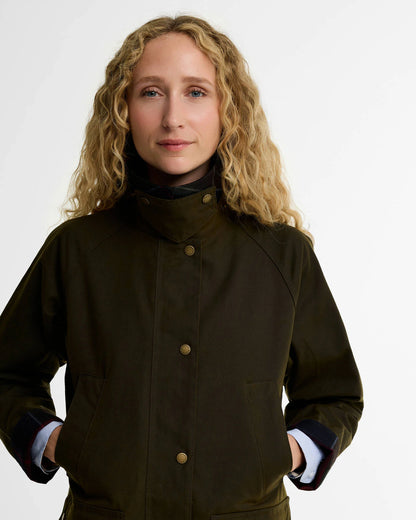 Veste huilée Acorn Femme Olive