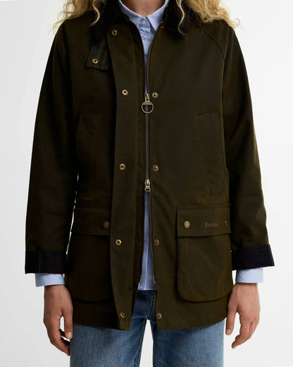 Veste huilée Acorn Femme Olive