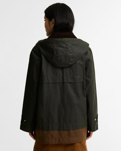 Veste huilée Wrenwood Femme Olive